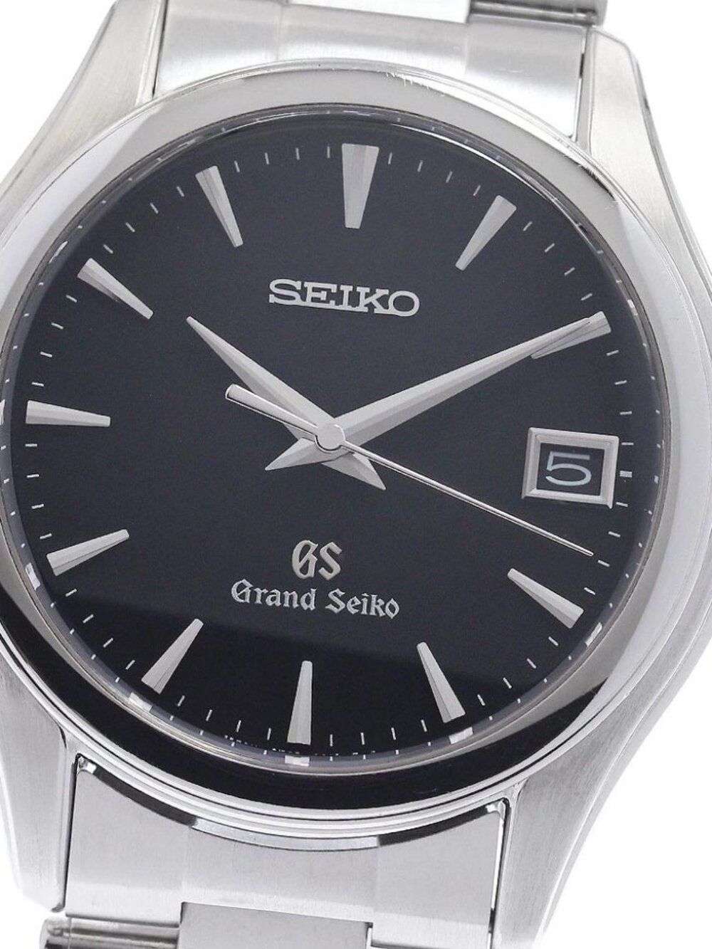 SEIKO Grand Seiko SBGX041/9F62-0A10 Date black Dial Quartz Men's Watch_950873